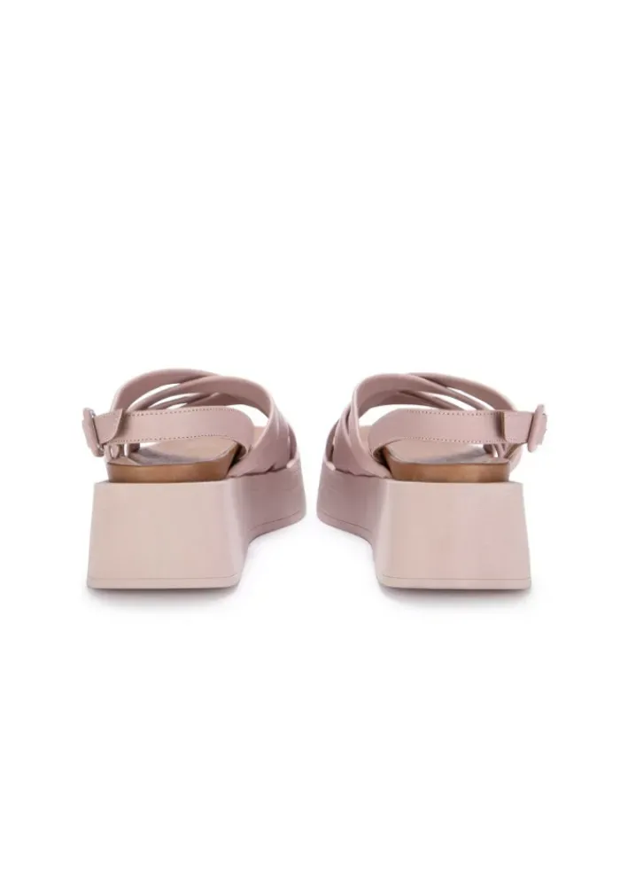 BUENO | SANDALEN GEWEBTEM LEDER ROSA Fashion