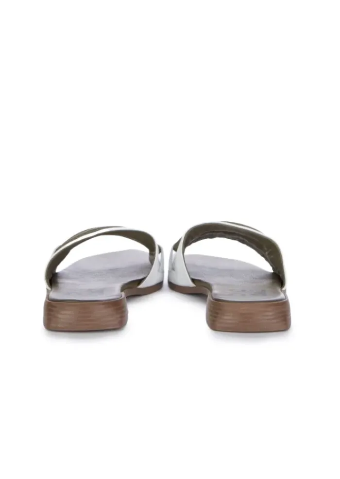 BUENO | SANDALEN KONTRASTVERZIERUNG GRÜN WEIß New