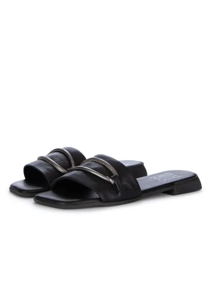 BUENO | SANDALEN METALLISCHE VERZIERUNG SCHWARZ Sale