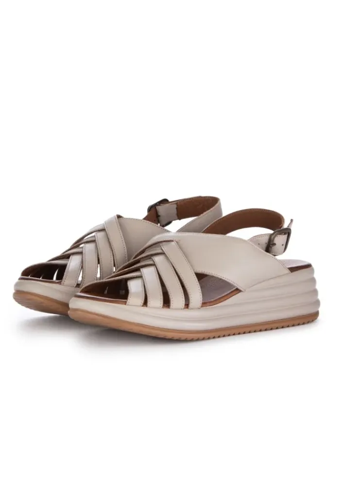BUENO | SANDALEN PLATFORM GEFLOCHTEN GRAU Hot