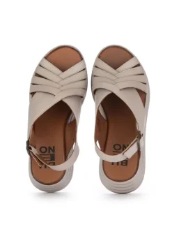 BUENO | SANDALEN PLATFORM GEFLOCHTEN GRAU Hot