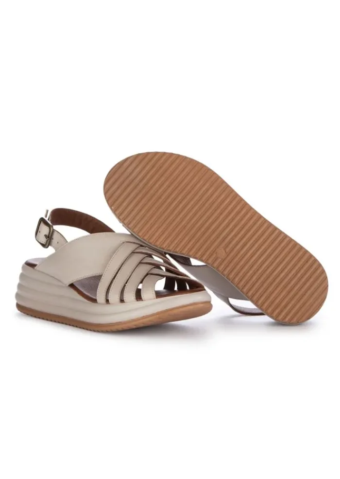 BUENO | SANDALEN PLATFORM GEFLOCHTEN GRAU Hot