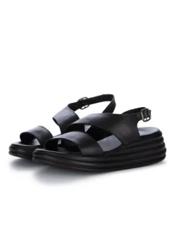 BUENO | SANDALEN PLATTFORM LEDER SCHWARZ Sale