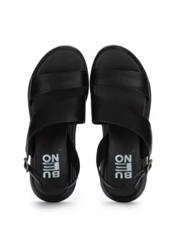BUENO | SANDALEN PLATTFORM LEDER SCHWARZ Sale