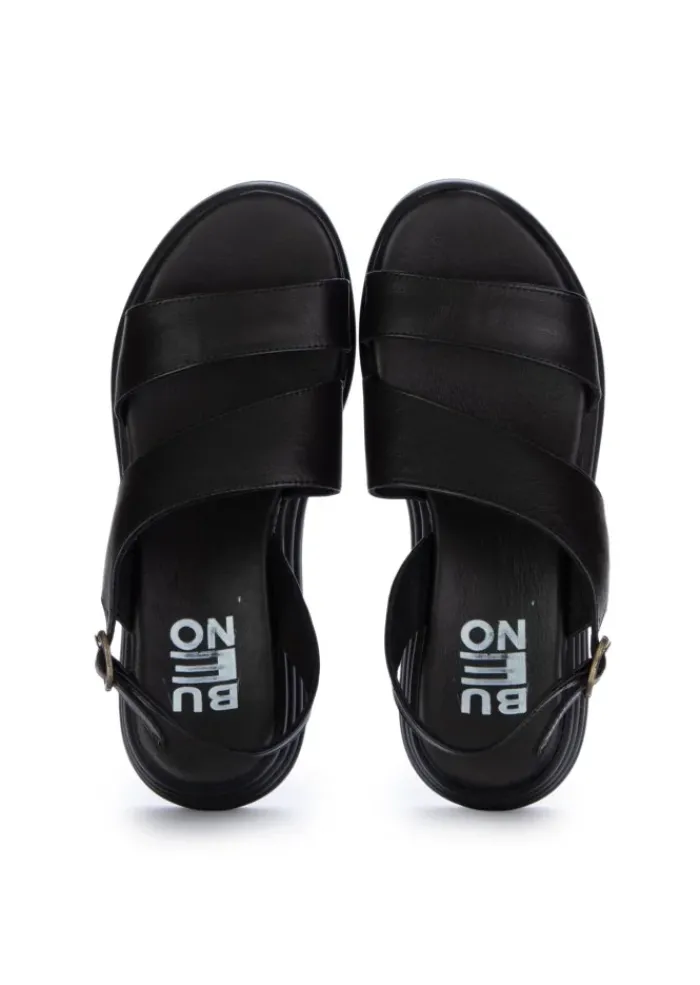 BUENO | SANDALEN PLATTFORM LEDER SCHWARZ Sale