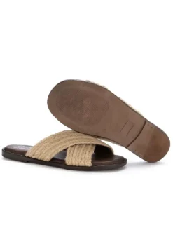 BUENO | SANDALEN SEIL LEDER BEIGE Clearance