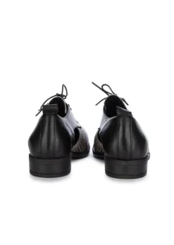 BUENO | SCHNÜRSCHUHE PERFORIERT SCHWARZ GRAU Hot