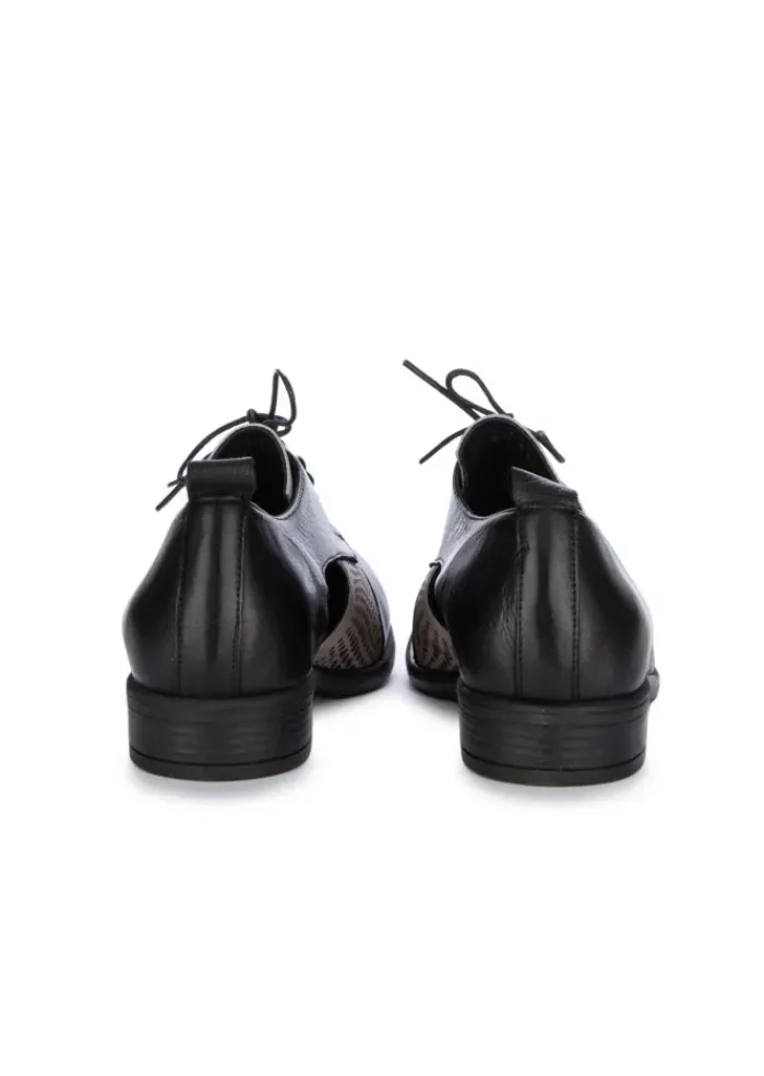 BUENO | SCHNÜRSCHUHE PERFORIERT SCHWARZ GRAU Hot