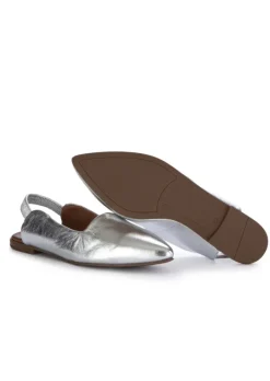 BUENO | SLINGBACK KONISCHE SPITZE SILBER Outlet