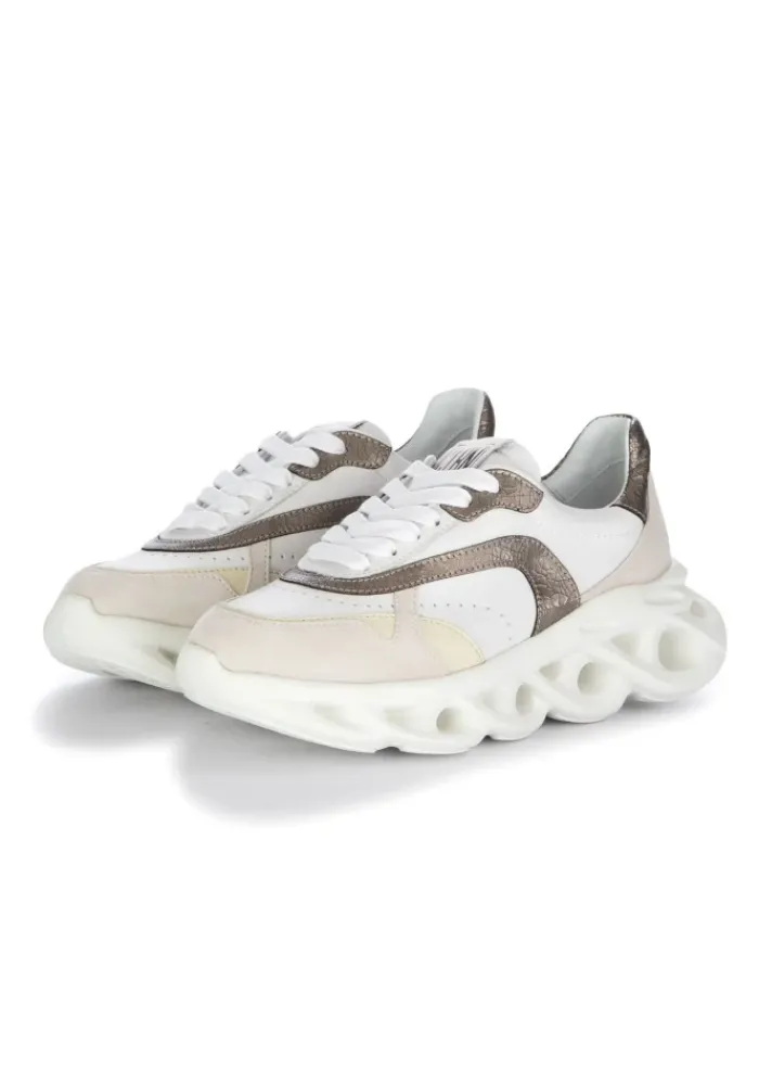 CATERINA C | SNEAKER COCO WEIß GOLD Sale