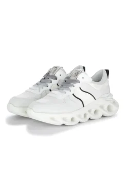 CATERINA C | SNEAKER LEDER WILDLEDER WEIß Clearance