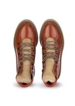 CATERINA C | STIEFELETTEN NAPLAK VERBRANNTES BRAUN New