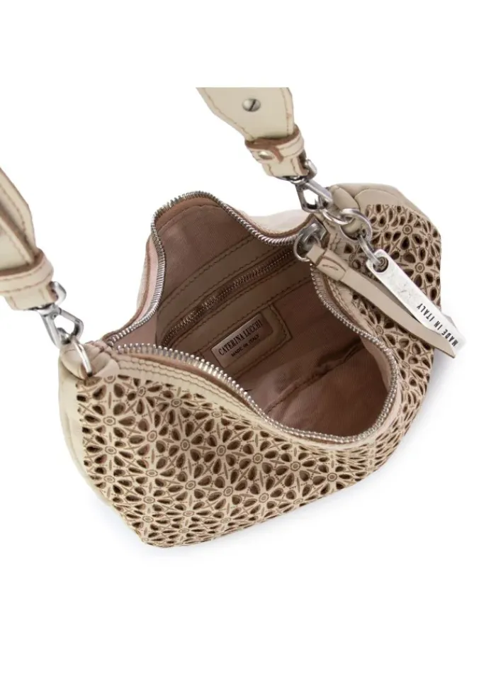 CATERINA LUCCHI | SCHULTERTASCHE GLORIA BLUMEN BEIGE Hot