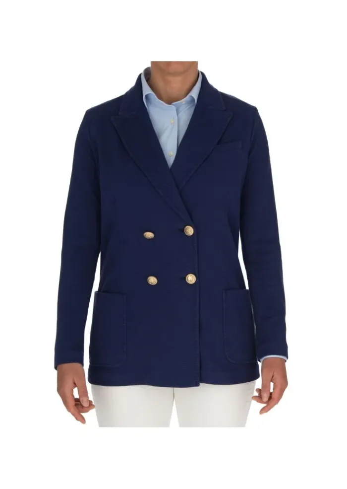 CIRCOLO 1901 | BLAZERJACKE DOPPIO PETTO OXFORD BLAU Clearance