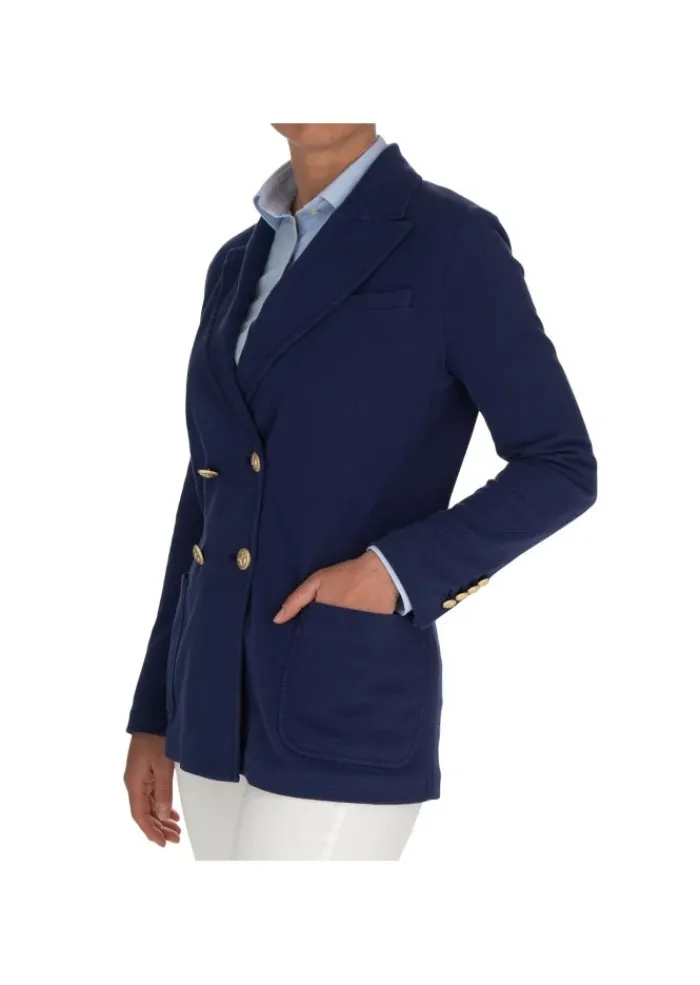 CIRCOLO 1901 | BLAZERJACKE DOPPIO PETTO OXFORD BLAU Clearance
