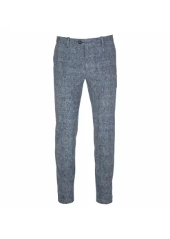 DERNA CIRCOLO 1901 | HOSE BAUMWOLLE BLAU GRAU Sale