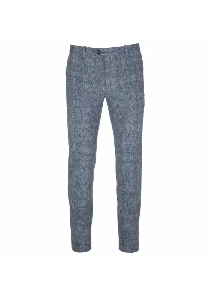 DERNA CIRCOLO 1901 | HOSE BAUMWOLLE BLAU GRAU Sale