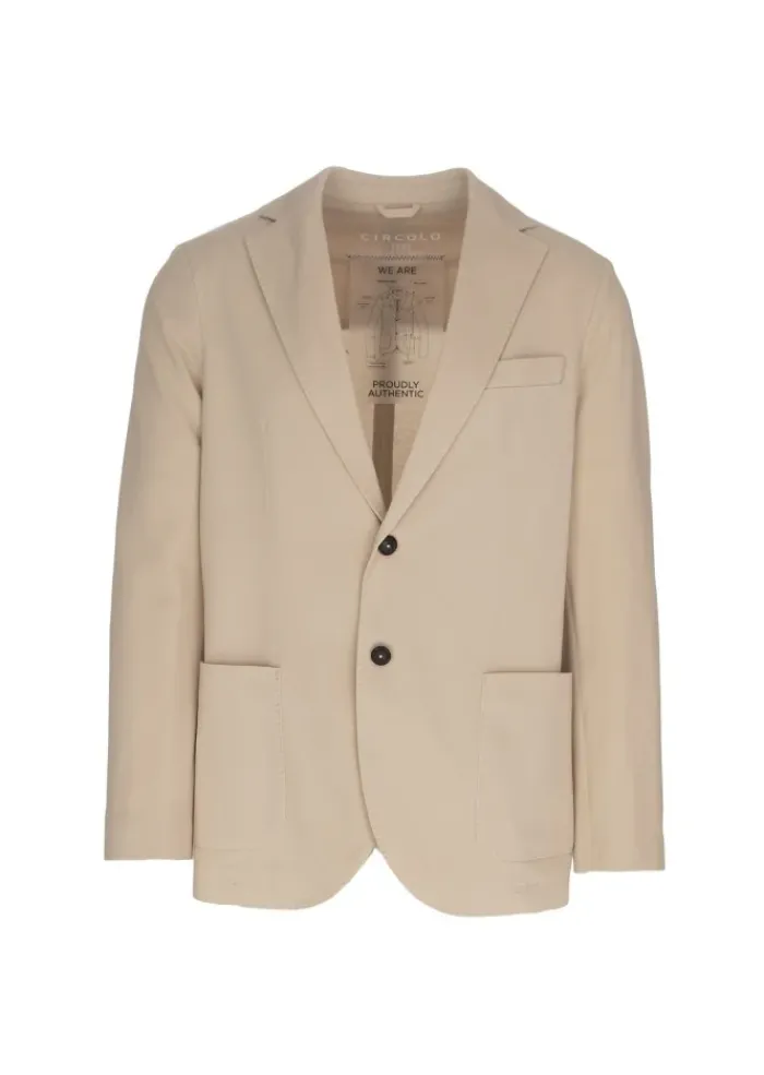 CIRCOLO 1901 | JACKE PIQUET MERC BEIGE Fashion