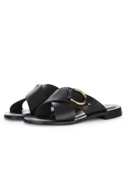 CUOIERIA TOSCANA | SANDALEN DIVE SCHWARZ Fashion