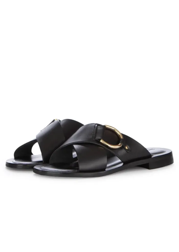 CUOIERIA TOSCANA | SANDALEN DIVE SCHWARZ Fashion
