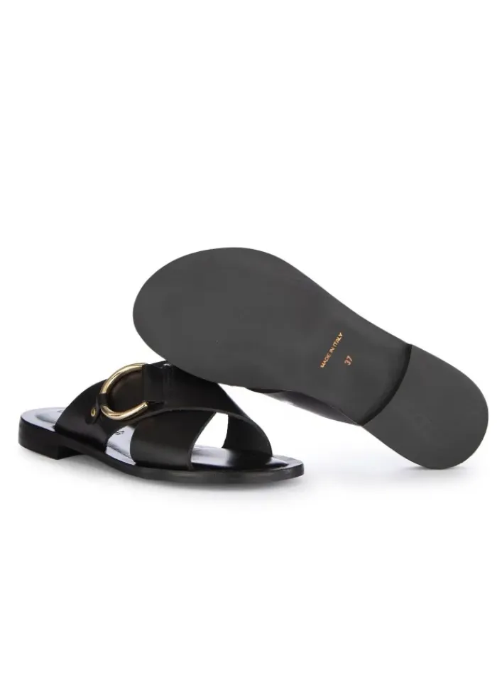 CUOIERIA TOSCANA | SANDALEN DIVE SCHWARZ Fashion