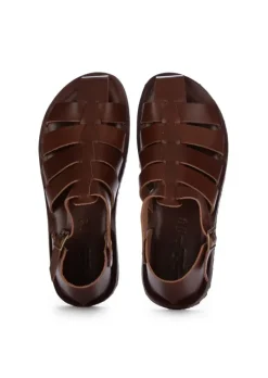 CUOIERIA TOSCANA | SANDALEN FISHERMAN DIVE COGNAC BRUAN Outlet