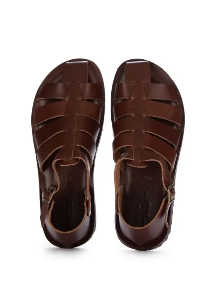 CUOIERIA TOSCANA | SANDALEN FISHERMAN DIVE COGNAC BRUAN Outlet