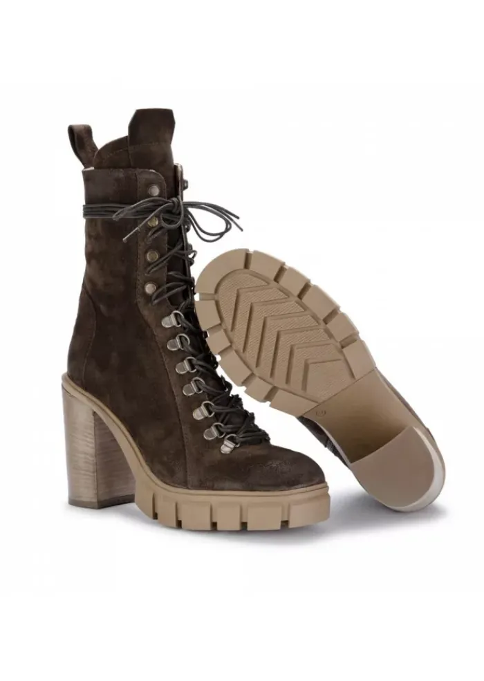JUICE DAMEN ABSATZSTIEFEL | F065K5 BRAUN WILDLEDER Clearance