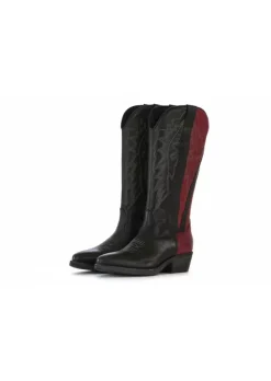POEVE DAMEN COWBOY STIEFEL POESIE VENEZIANE | JSAA1 VELVET SCHWARZ BORDEAUX Clearance
