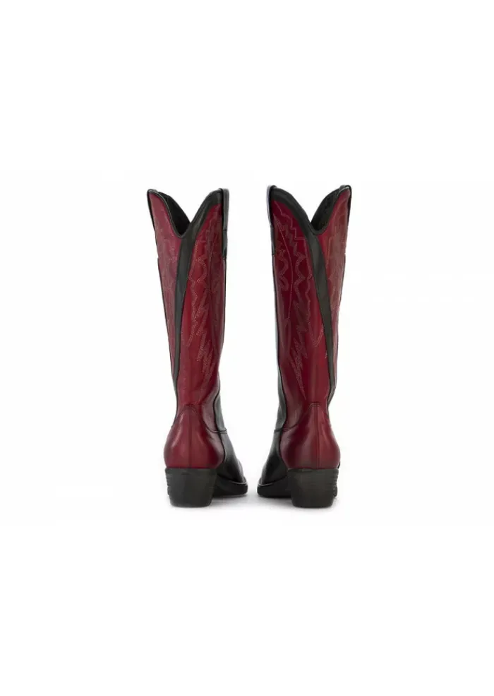 POEVE DAMEN COWBOY STIEFEL POESIE VENEZIANE | JSAA1 VELVET SCHWARZ BORDEAUX Clearance