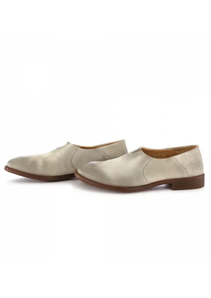 MANOVIA 52 DAMEN FLACHE SCHUHE | HELLGRAU New