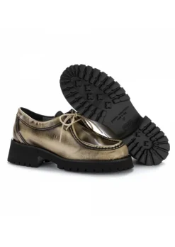 POEVE DAMEN FLACHE SCHUHE POESIE VENEZIANE | ABRASIVATO TAUPE SCHWARZ Discount