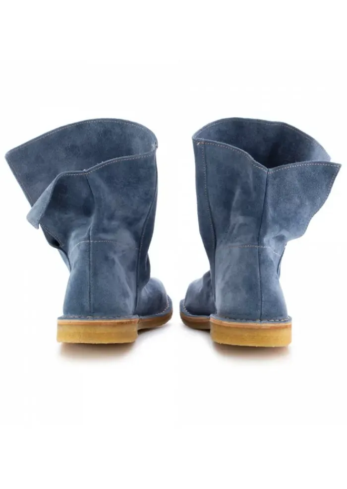 MANUFATTO TOSCANO DAMEN STIEFEL VINCI | BLAU WILDLEDER Clearance