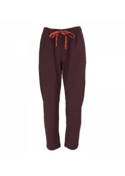 SEMICOUTURE DAMENHOSE | Y9AL05 DUNKEL BORDEAUX Discount