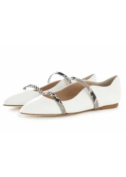 IL BORGO FIRENZE DAMENSCHUHE BALLERINAS | WEIß Best