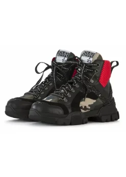 DERNA DAMENSCHUHE SNEAKERS MAXI GUMMI SOHLE SCHWARZ SEMERDJIAN Discount