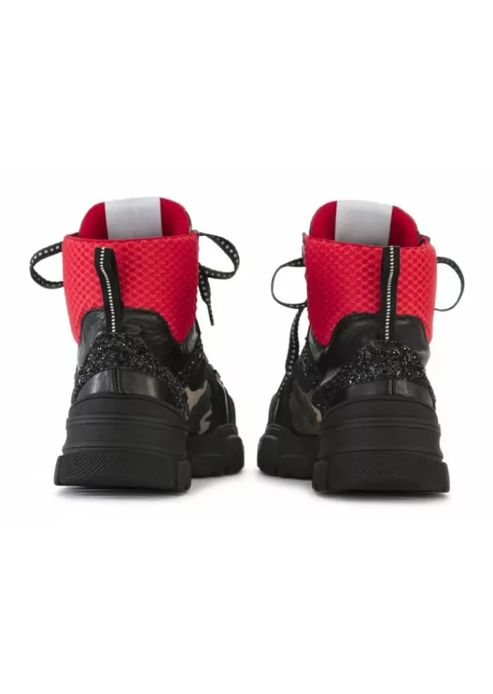 DERNA DAMENSCHUHE SNEAKERS MAXI GUMMI SOHLE SCHWARZ SEMERDJIAN Discount