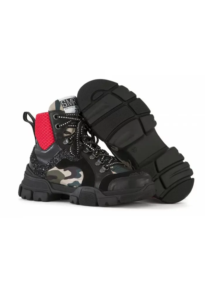 DERNA DAMENSCHUHE SNEAKERS MAXI GUMMI SOHLE SCHWARZ SEMERDJIAN Discount