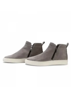 MANOVIE TOSCANE DAMENSTIEFELETTEN | SARA ZIP TAUPE GRAU Clearance
