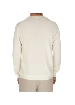 DANIELE FIESOLI | LEICHTER PULLOVER RUNDHALSAUSSCHNITT CREMEWEIß Fashion