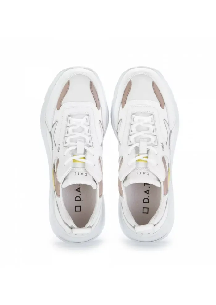 D.A.T.E. | SNEAKERS FUGA 2.0 NYLON WEIß GELB Sale