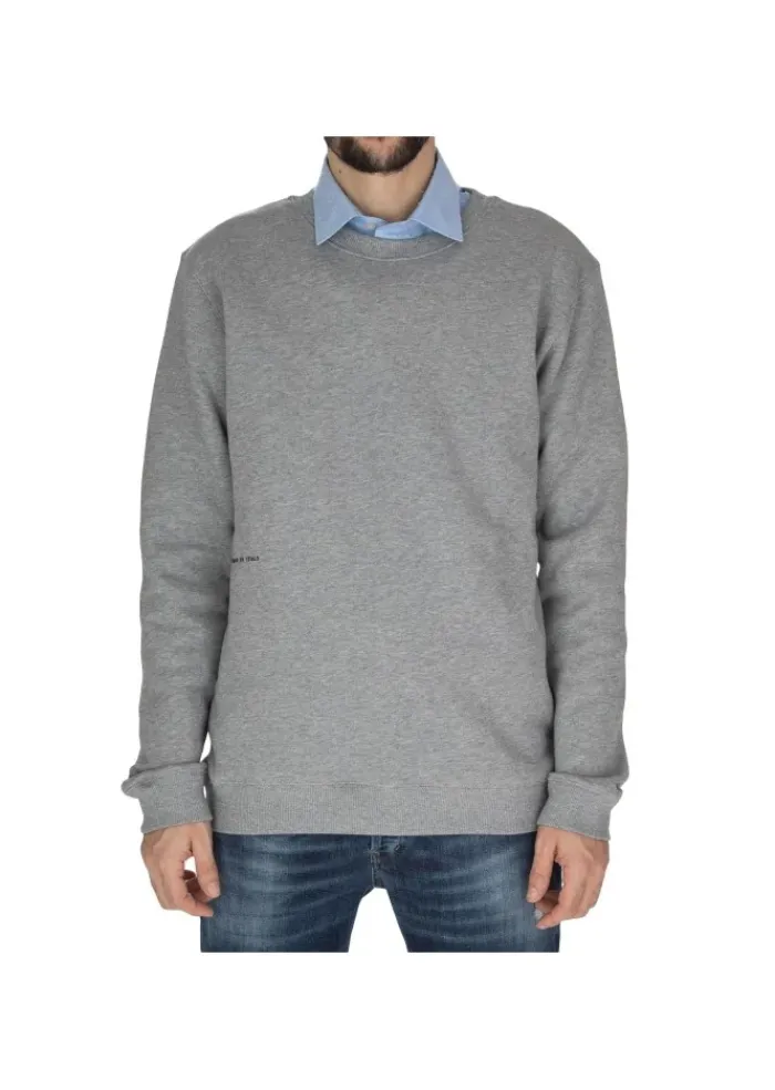 DONDUP | SWEATSHIRT RUNDHALS GRAU Sale
