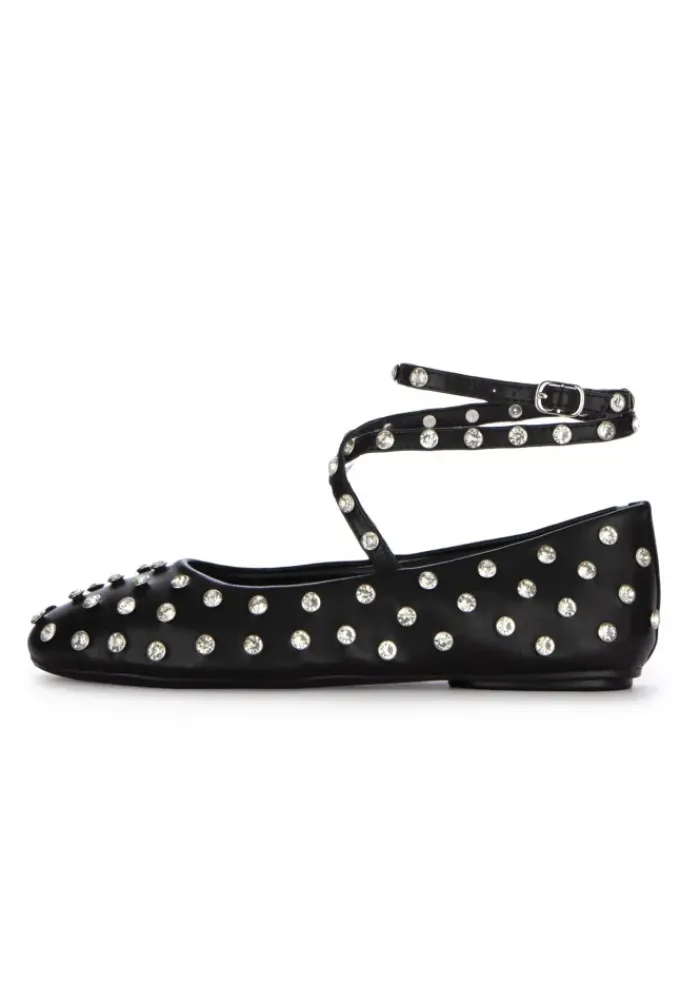 EKP | BALLERINAS GERIEMTE RIEMEN SCHWARZ Fashion