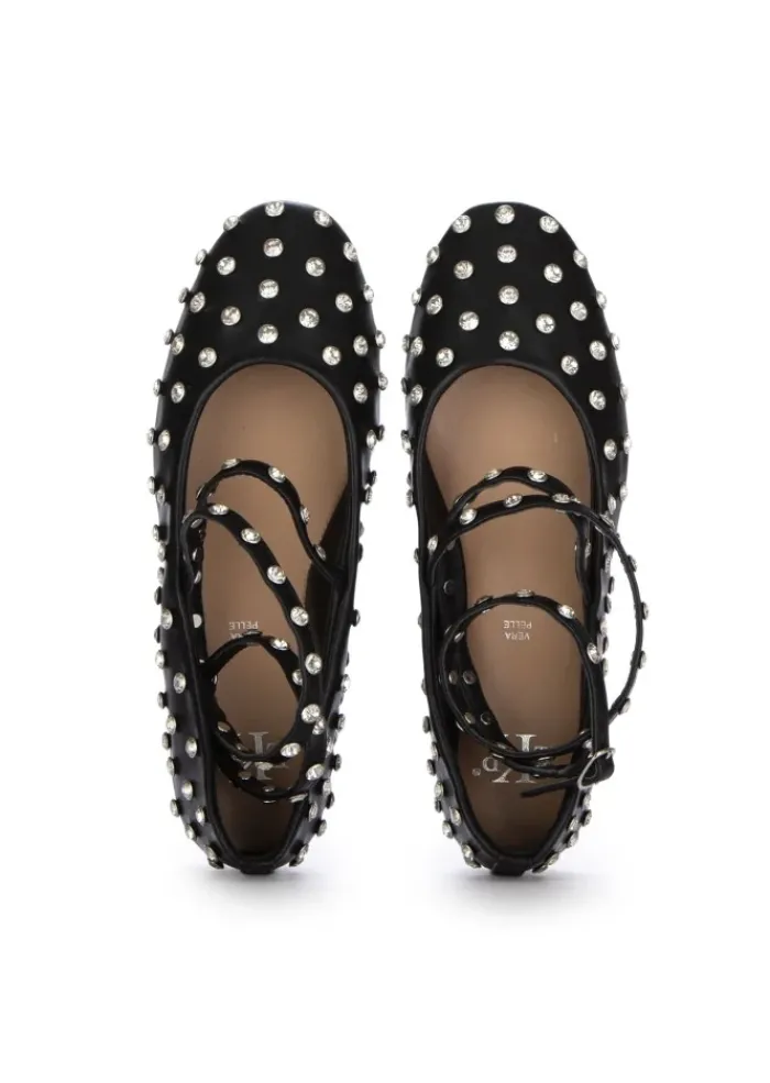 EKP | BALLERINAS GERIEMTE RIEMEN SCHWARZ Fashion