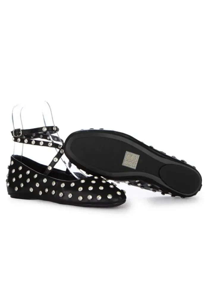 EKP | BALLERINAS GERIEMTE RIEMEN SCHWARZ Fashion
