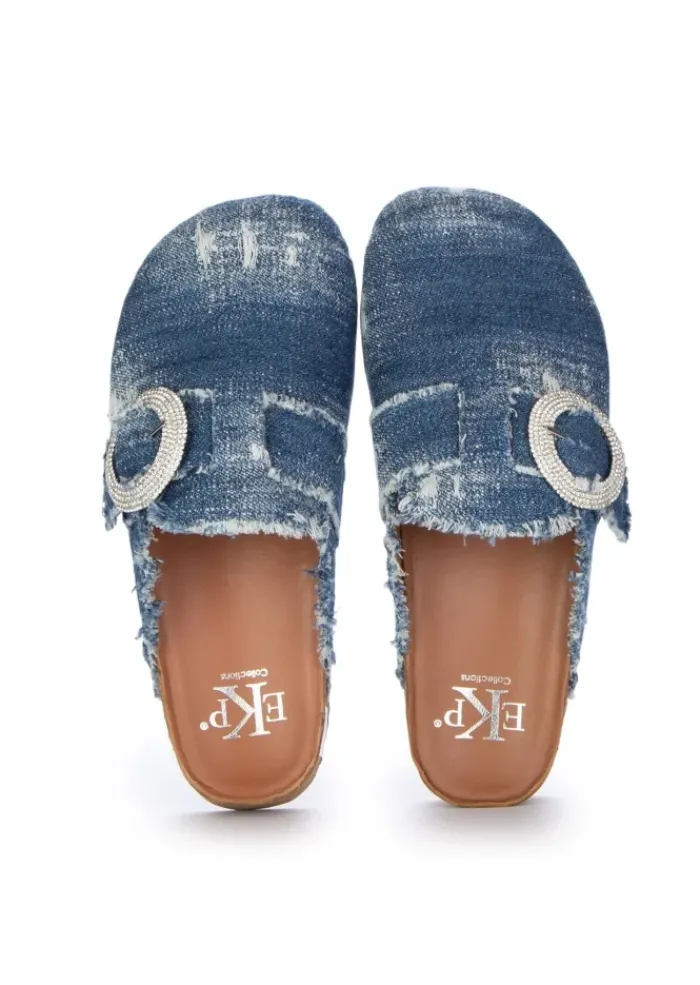 EKP | SABOT BIRKY JEANS BLAU Hot