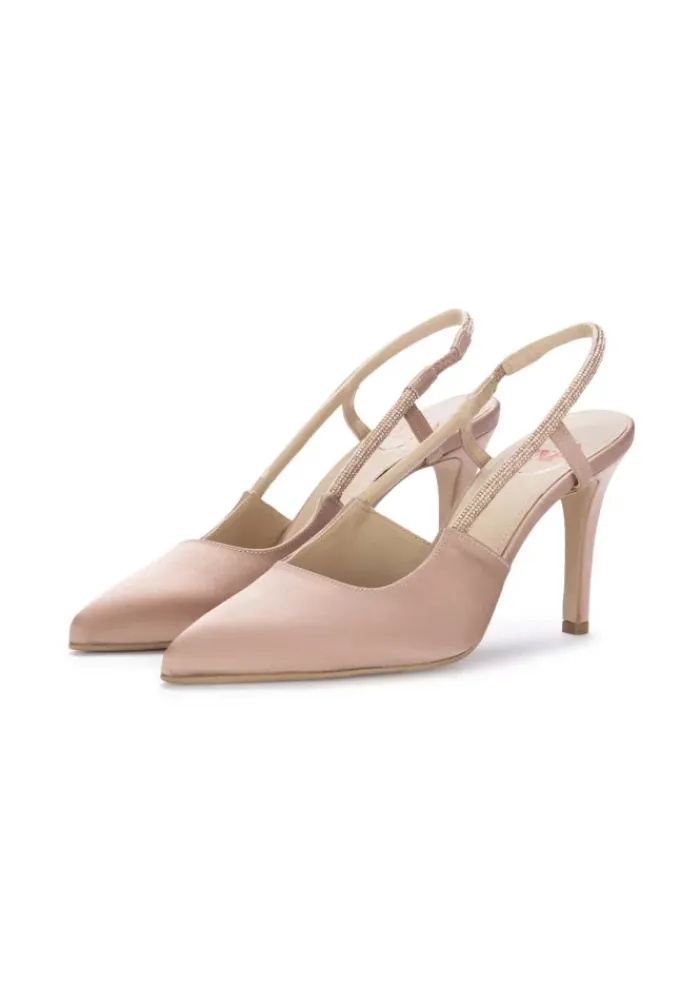 EXE' EXÉ | ABSATZSANDALEN COMO SATIN ROSA Hot