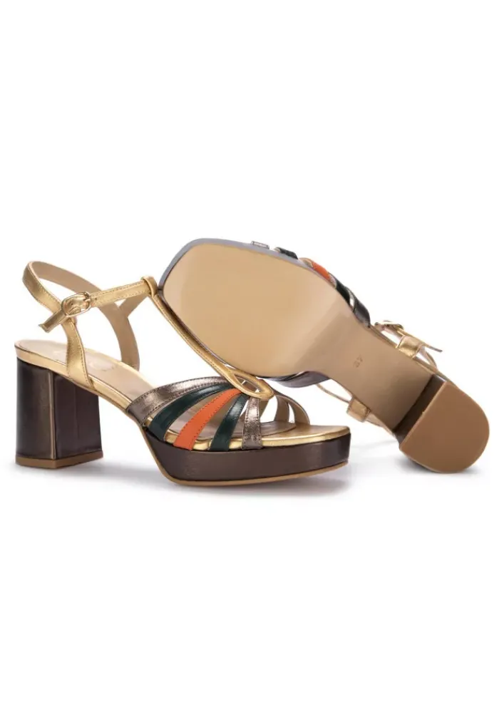 EXE' EXÉ | ABSATZSANDALEN CYNTHIA MEHRFARBIG GOLD Discount