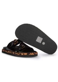EXE' EXE' | SANDALEN ANIMALIER SCHWARZ BRAUN Discount