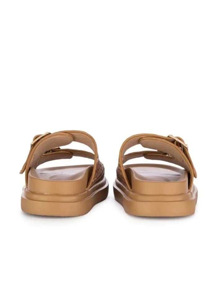 EXE' EXE' | SANDALEN BOHO RAFFIA BRAUN MEHRFARBIG Fashion